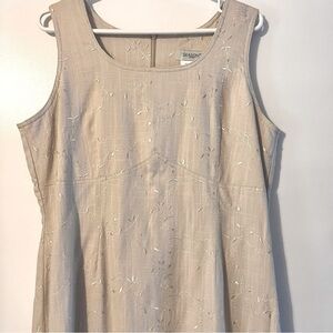 Linen/Rayon Blend Maxi Dress